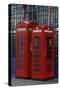 Red Telephone Boxes, Smithfield Market, London. Examples of K2 and K6 kiosks.-Richard Turpin-Stretched Canvas