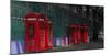 Red Telephone Boxes, Smithfield Market, Smithfield, London-Richard Bryant-Mounted Photographic Print