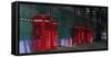 Red Telephone Boxes, Smithfield Market, Smithfield, London-Richard Bryant-Framed Stretched Canvas