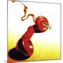 Red Telephone Receiver-null-Mounted Photographic Print