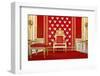 Red Throne.-linfernum-Framed Photographic Print