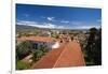 Red Tile Roofs Of Santa Barbara California-George Oze-Framed Photographic Print