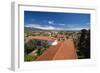 Red Tile Roofs Of Santa Barbara California-George Oze-Framed Photographic Print