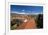 Red Tile Roofs Of Santa Barbara California-George Oze-Framed Photographic Print