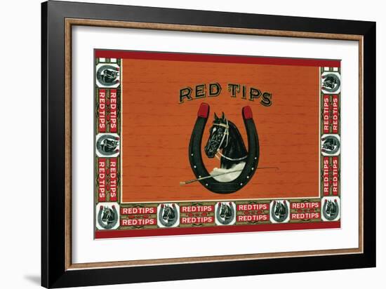 Red Tips-null-Framed Art Print