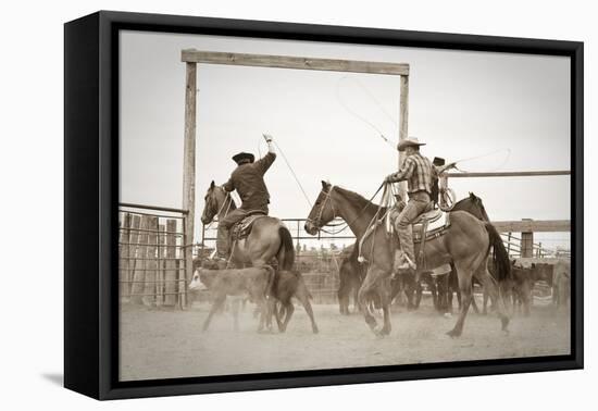 Red Top Ranch-Dan Ballard-Framed Stretched Canvas