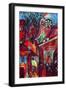 Red Town-Oxana Zaika-Framed Giclee Print