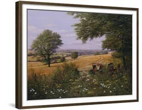 Red Tractor-Bill Makinson-Framed Premium Giclee Print