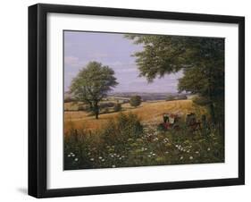 Red Tractor-Bill Makinson-Framed Giclee Print