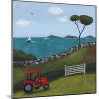 Red Tractor-Sophie Harding-Mounted Giclee Print