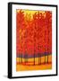 Red Tree Forest-Patty Baker-Framed Art Print