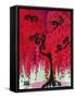 Red Tree I-Natasha Wescoat-Framed Stretched Canvas