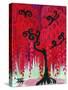 Red Tree I-Natasha Wescoat-Stretched Canvas