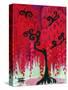 Red Tree I-Natasha Wescoat-Stretched Canvas