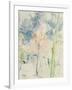 Red Tree in a Wood, 1893 (W/C on Paper)-Berthe Morisot-Framed Giclee Print