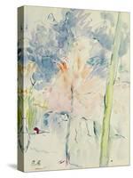 Red Tree in a Wood, 1893 (W/C on Paper)-Berthe Morisot-Stretched Canvas