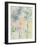 Red Tree in a Wood, 1893 (W/C on Paper)-Berthe Morisot-Framed Giclee Print