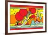 Red Tree Landscape-Howie Green-Framed Giclee Print