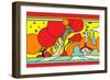 Red Tree Landscape-Howie Green-Framed Giclee Print