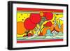 Red Tree Landscape-Howie Green-Framed Giclee Print