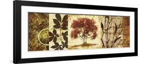 Red Tree Panel I-Michael Marcon-Framed Art Print