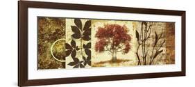 Red Tree Panel I-Michael Marcon-Framed Premium Giclee Print