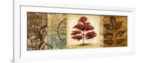 Red Tree Panel II-Michael Marcon-Framed Premium Giclee Print