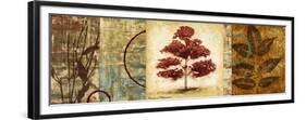 Red Tree Panel II-Michael Marcon-Framed Premium Giclee Print