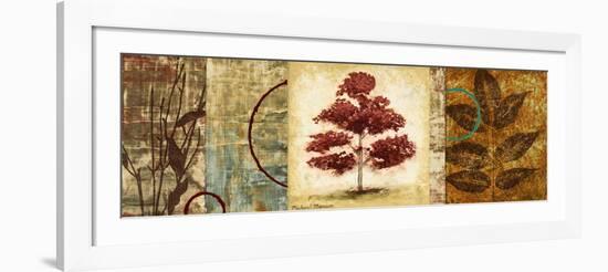 Red Tree Panel II-Michael Marcon-Framed Art Print