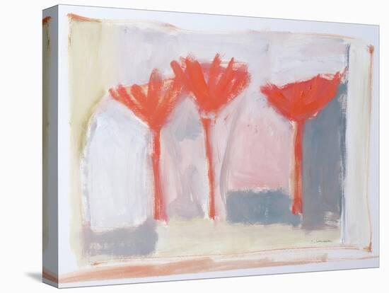 Red Trees, 2002-Sue Jamieson-Stretched Canvas