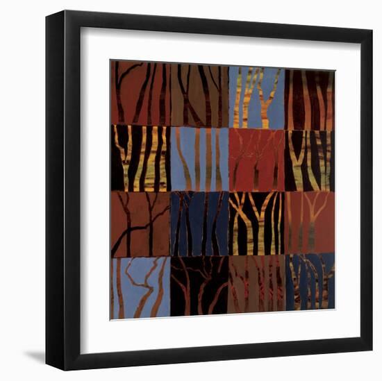 Red Trees II-Gail Altschuler-Framed Giclee Print