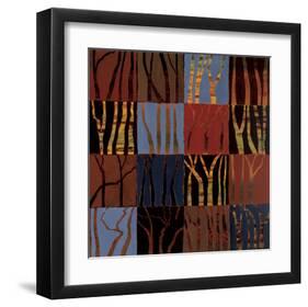 Red Trees II-Gail Altschuler-Framed Giclee Print