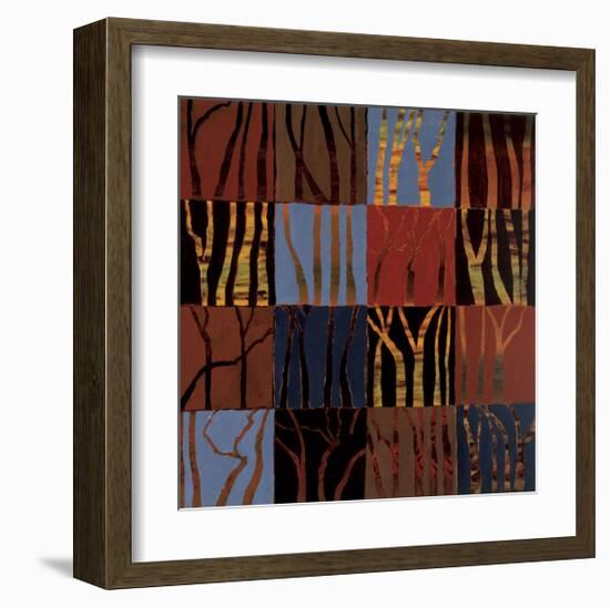 Red Trees II-Gail Altschuler-Framed Giclee Print