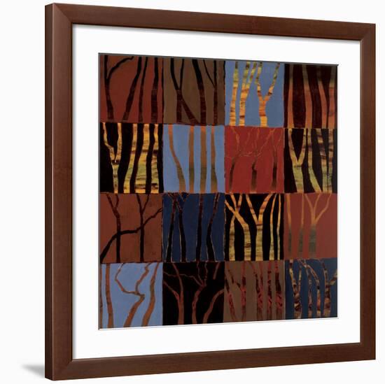 Red Trees II-Gail Altschuler-Framed Giclee Print