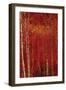 Red Trees-Sokol Hohne-Framed Art Print