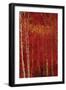 Red Trees-Sokol Hohne-Framed Art Print