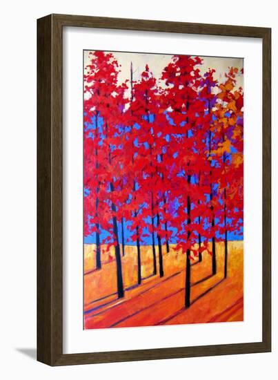 Red Trees-Patty Baker-Framed Art Print
