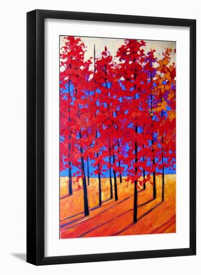 Red Trees-Patty Baker-Framed Art Print