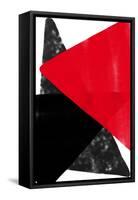 red triangle,2017-Alex Caminker-Framed Stretched Canvas