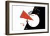 Red Triangles-Lazar Lisitsky-Framed Art Print