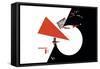 Red Triangles-Lazar Lisitsky-Framed Stretched Canvas