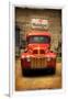 Red Truck-Craig Satterlee-Framed Photographic Print