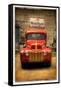 Red Truck-Craig Satterlee-Framed Stretched Canvas