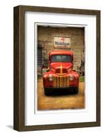 Red Truck-Craig Satterlee-Framed Photographic Print