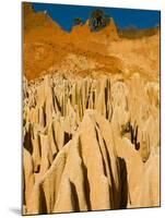 Red Tsingys, Strange Looking Sandstone Formations, Near Diego Suare (Antsiranana), Madagascar-Michael Runkel-Mounted Photographic Print