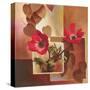 Red Tulip Collage-TC Chiu-Stretched Canvas