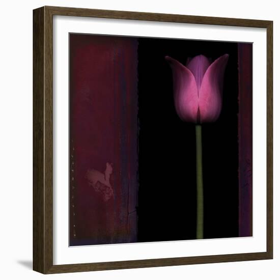 Red Tulip I-Rick Filler-Framed Giclee Print