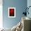 Red Tulip IV-Christine Zalewski-Framed Art Print displayed on a wall