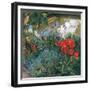 Red Tulips and Geese-Timothy Easton-Framed Giclee Print