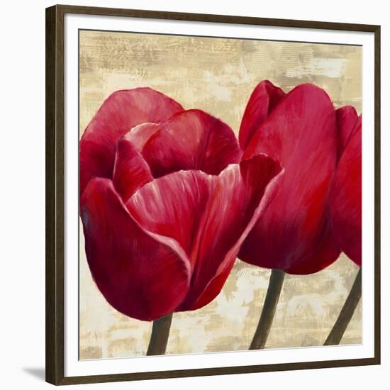 Red Tulips II-Cynthia Ann-Framed Art Print